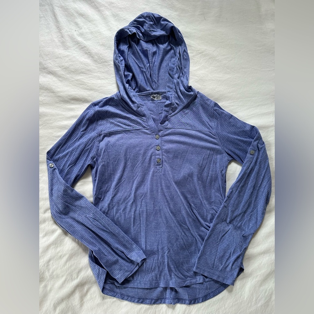 Marmot Hooded Henley Long Sleeve